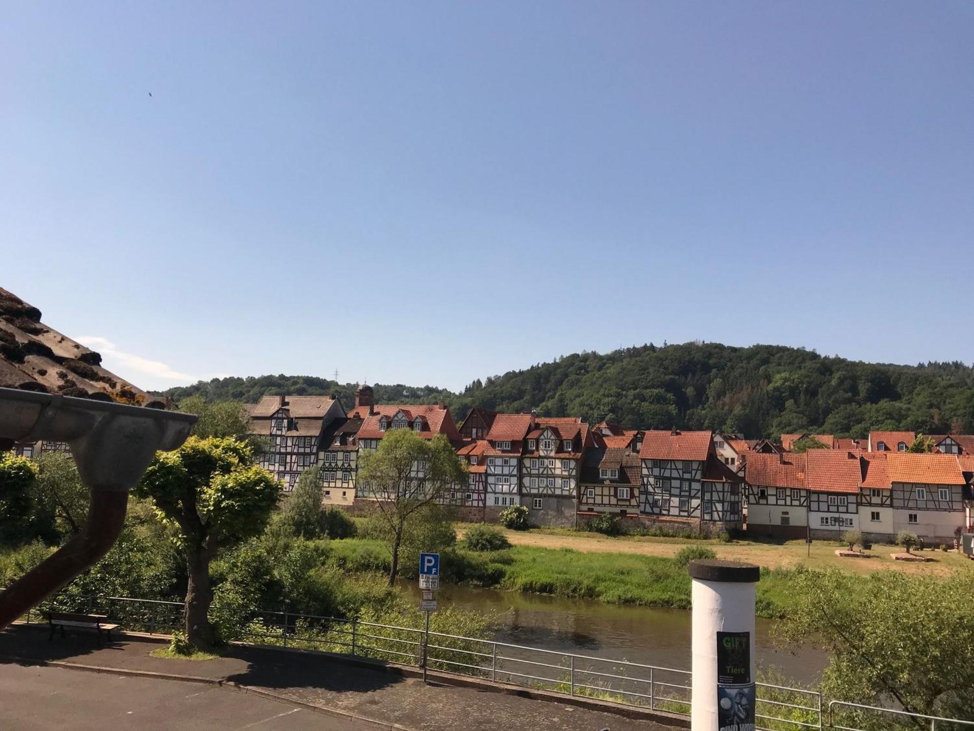 Ferienhaus Am Fulda-Ufer Rotenburg an der Fulda Exterior foto