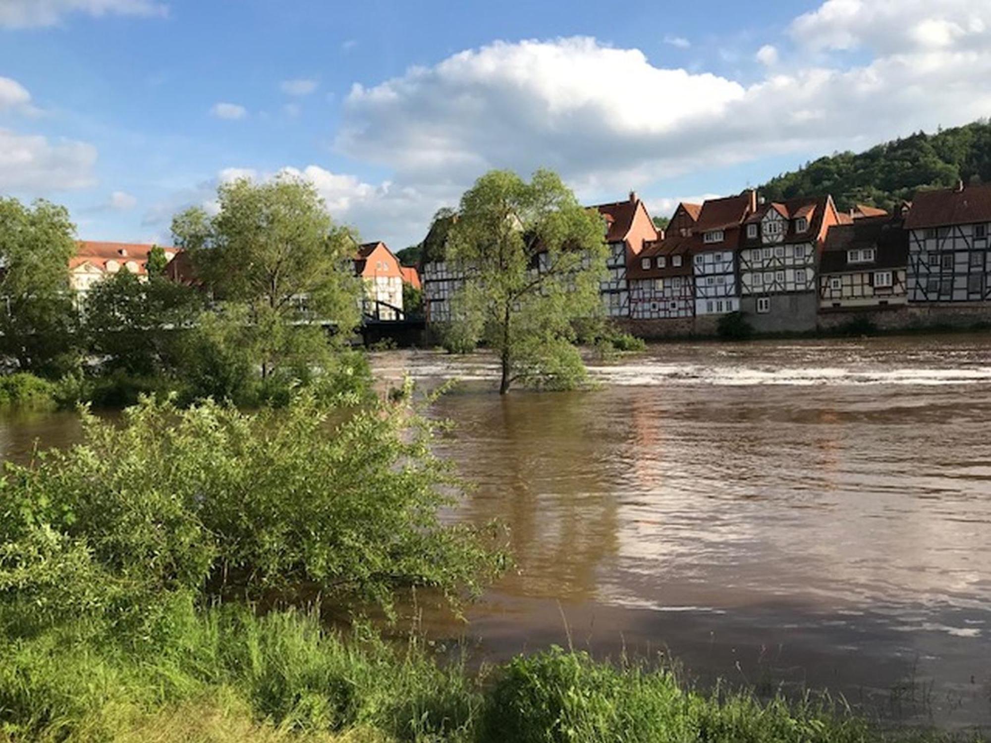 Ferienhaus Am Fulda-Ufer Rotenburg an der Fulda Exterior foto